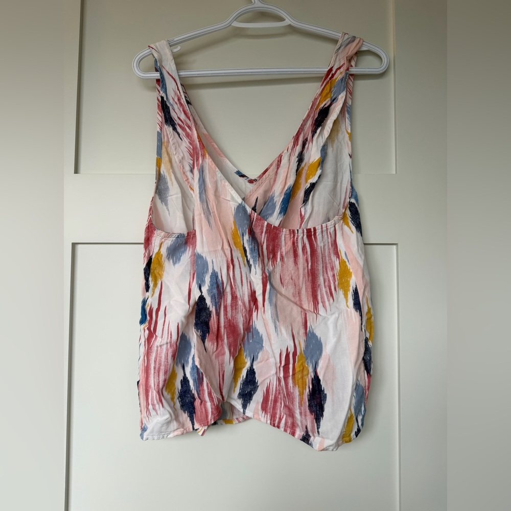 Multicolor Open Back Tank Top - Picture 4 of 7